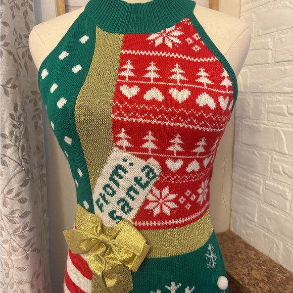 Christmas sweater dress women’s small - Picture 2 of 7